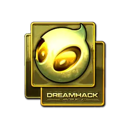 Sticker | Team Dignitas (Gold) | DreamHack 2014