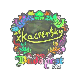 Sticker | xKacpersky (Holo) | Budapest 2025