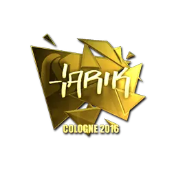 Sticker | tarik (Gold) | Cologne 2016