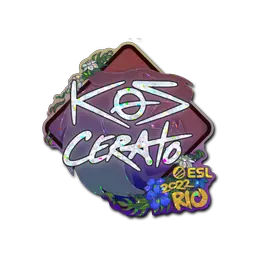 Sticker | KSCERATO (Glitter) | Rio 2022