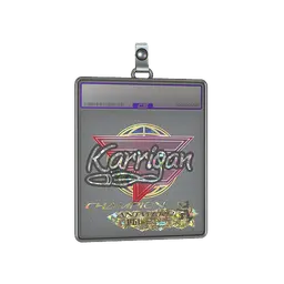Sticker Slab | karrigan (Glitter, Champion) | Antwerp 2022