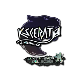 Sticker | KSCERATO (Glitter) | Antwerp 2022