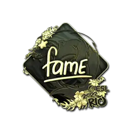 Sticker | fame (Gold) | Rio 2022