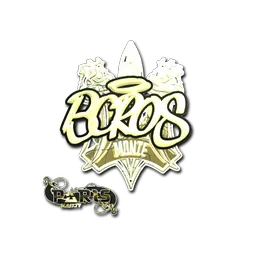 Sticker | BOROS (Gold) | Paris 2023