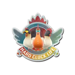 Sticker | Hard Cluck Life (Holo)