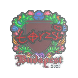 Sticker | torzsi (Embroidered) | Budapest 2025