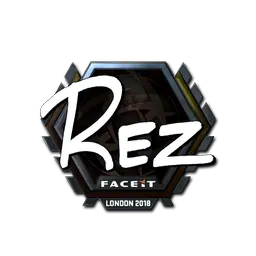 Sticker | REZ (Foil) | London 2018