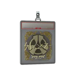Sticker Slab | slaxz- (Gold) | Austin 2025