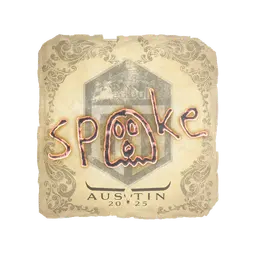 Sticker | spooke | Austin 2025