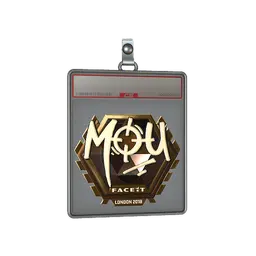 Sticker Slab | mou (Gold) | London 2018
