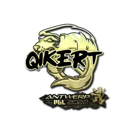 Sticker | qikert (Gold) | Antwerp 2022