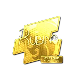 Sticker | RUBINO (Gold) | Atlanta 2017