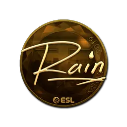 Sticker | rain (Gold) | Katowice 2019