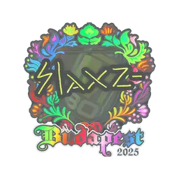 Sticker | slaxz- (Holo) | Budapest 2025