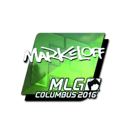 Sticker | markeloff (Foil) | MLG Columbus 2016