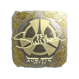 Sticker | Swisher (Gold) | Austin 2025