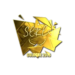 Sticker | seized (Gold) | Cologne 2016