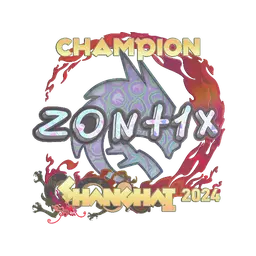Sticker | zont1x (Holo, Champion) | Shanghai 2024