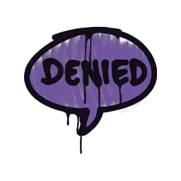 Sealed Graffiti | Denied (Monster Purple)