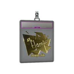 Sticker Slab | flamie (Gold) | Cologne 2016