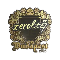 Sticker | xerolte (Gold) | Budapest 2025