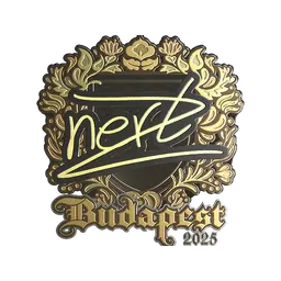 Sticker | NertZ (Gold) | Budapest 2025