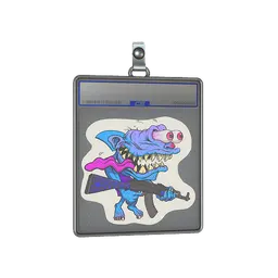 Sticker Slab | Blue Shark Shooter