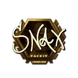 Sticker | Snax (Gold) | London 2018