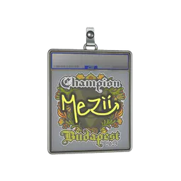 Sticker Slab | mezii (Champion) | Budapest 2025
