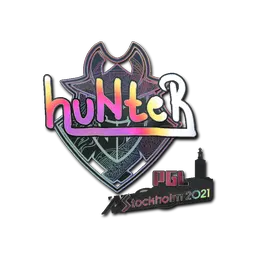 Sticker | huNter- (Holo) | Stockholm 2021