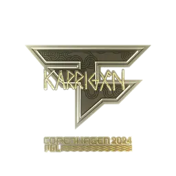 Sticker | karrigan (Gold) | Copenhagen 2024