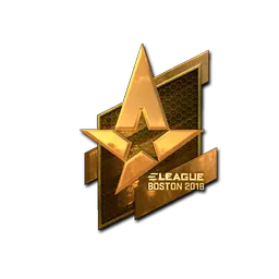 Sticker | Astralis (Gold) | Boston 2018
