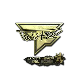 Sticker | Twistzz (Gold) | Antwerp 2022
