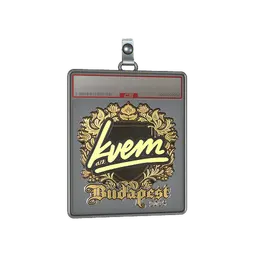 Sticker Slab | Kvem (Gold) | Budapest 2025