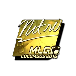 Sticker | nitr0 (Gold) | MLG Columbus 2016