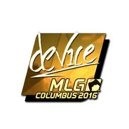 Sticker | device (Gold) | MLG Columbus 2016