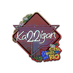 Sticker | karrigan (Glitter) | Rio 2022