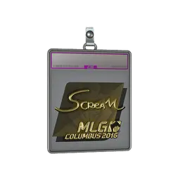 Sticker Slab | ScreaM (Gold) | MLG Columbus 2016