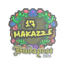 Sticker | makazze (Embroidered) | Budapest 2025