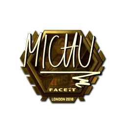 Sticker | MICHU (Gold) | London 2018