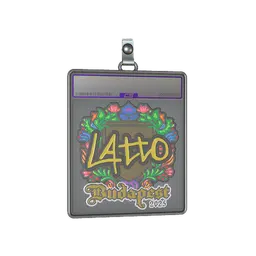 Sticker Slab | latto (Embroidered) | Budapest 2025