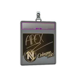 Sticker Slab | apEX (Gold) | Cologne 2015