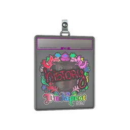 Sticker Slab | History (Holo) | Budapest 2025