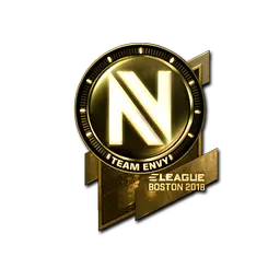 Sticker | Team EnVyUs (Gold) | Boston 2018