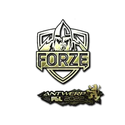 Sticker | forZe eSports (Gold) | Antwerp 2022