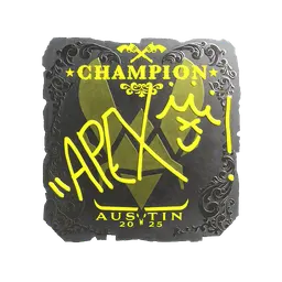 Sticker | apEX (Foil, Champion) | Austin 2025