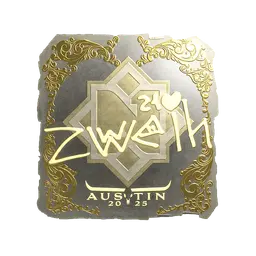 Sticker | zweih (Gold) | Austin 2025