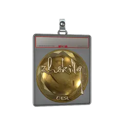 Sticker Slab | zhokiNg (Gold) | Katowice 2019