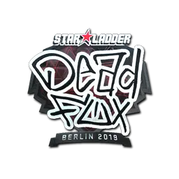 Sticker | DeadFox (Foil) | Berlin 2019