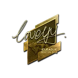 Sticker | LoveYY (Gold) | Boston 2018